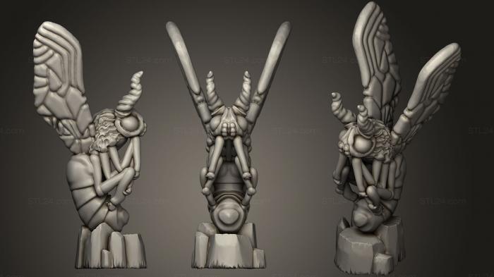 Figurines simple (Dreadfly, STKPR_0378) 3D models for cnc